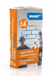 Zaprawa klejąca do styropianu białego i grafitowego Gabit TERMO 1.6